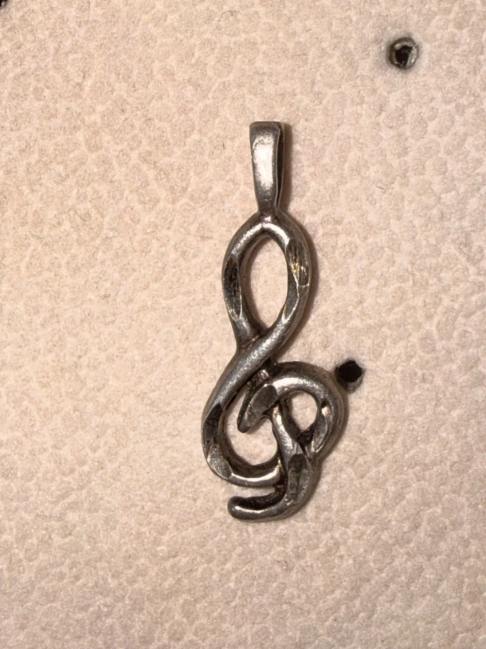 Vintage Sterling Silver 925 Music Note Pendant/Charm